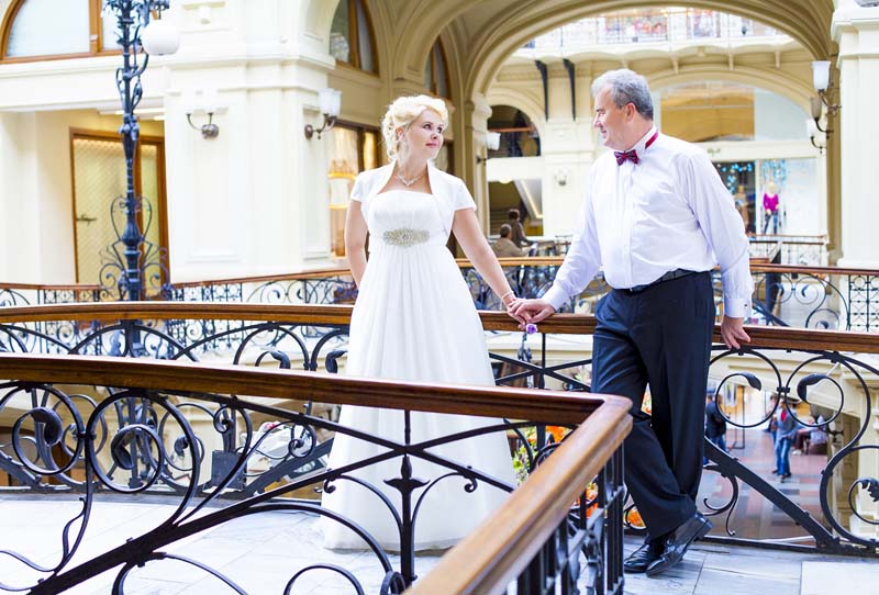 свадебная фотосессия на мосту